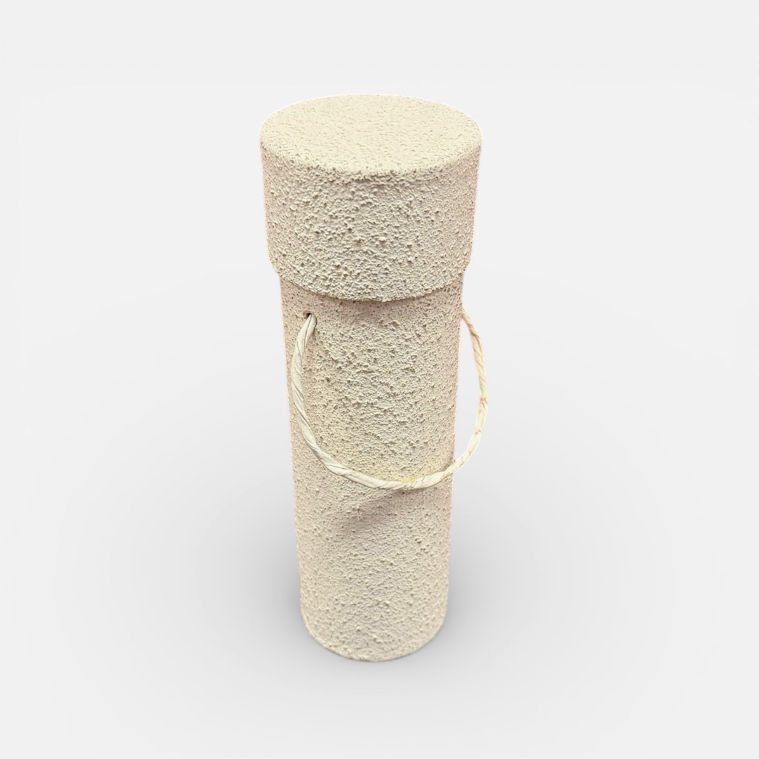 Small Paper Mache Drink Holder 10"H