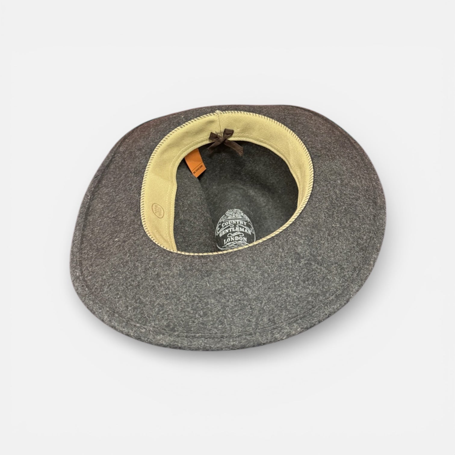 Country Gentleman 100% Wool Black Felt Fedora Hat  Size: M