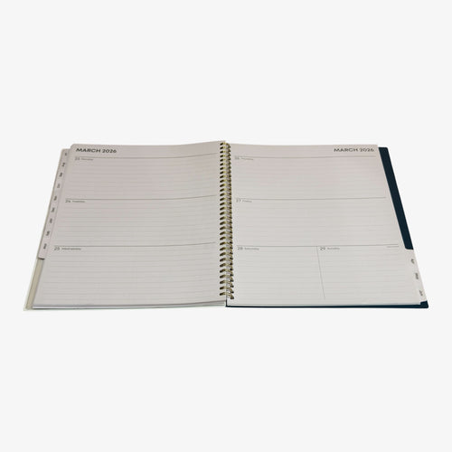 2025-2026 Planner w/ Floral Design & Spiral Binding