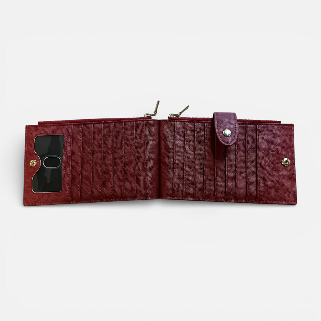 Red Travelambo Bifold Wallet