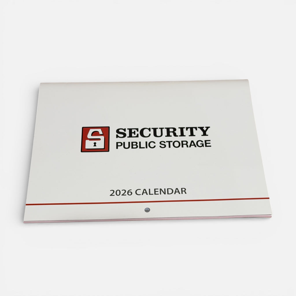 Security Public Storage 2026 Calendar