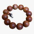 Natural Wood Beaded Men Buddha Lucky Bracelet 20mm*12