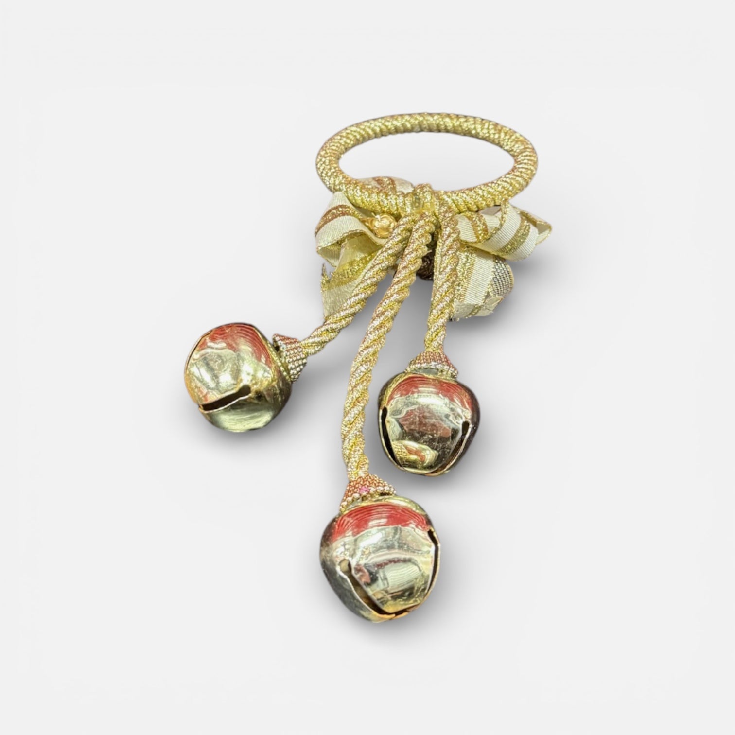 Gold Jingle Bells Door Hanger