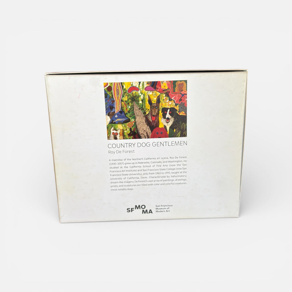 Roy De Forest Country Dog Gentlemen 500-Piece Jigsaw Puzzle