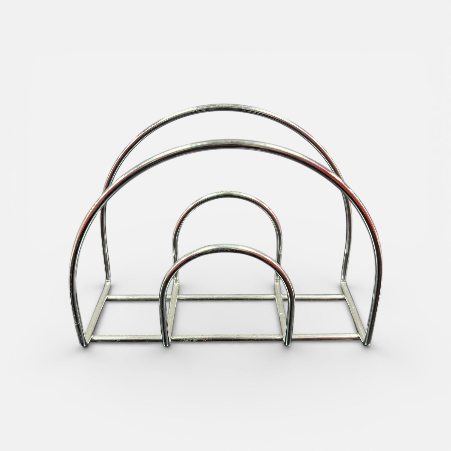 Modern Metal Paper Napkin Holder for Cocktail (Chrome) 5.5" x 4.25"