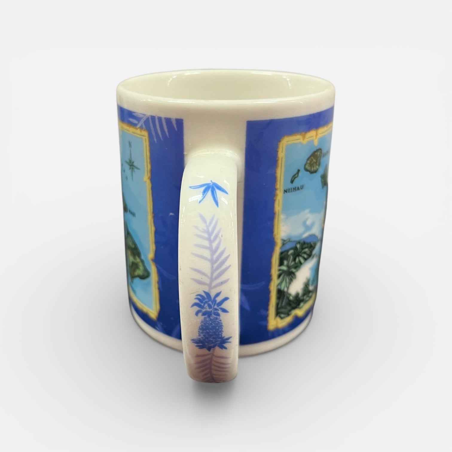 The Hawaiian Islands Map Coffee Mug 3.5"D x 4"H