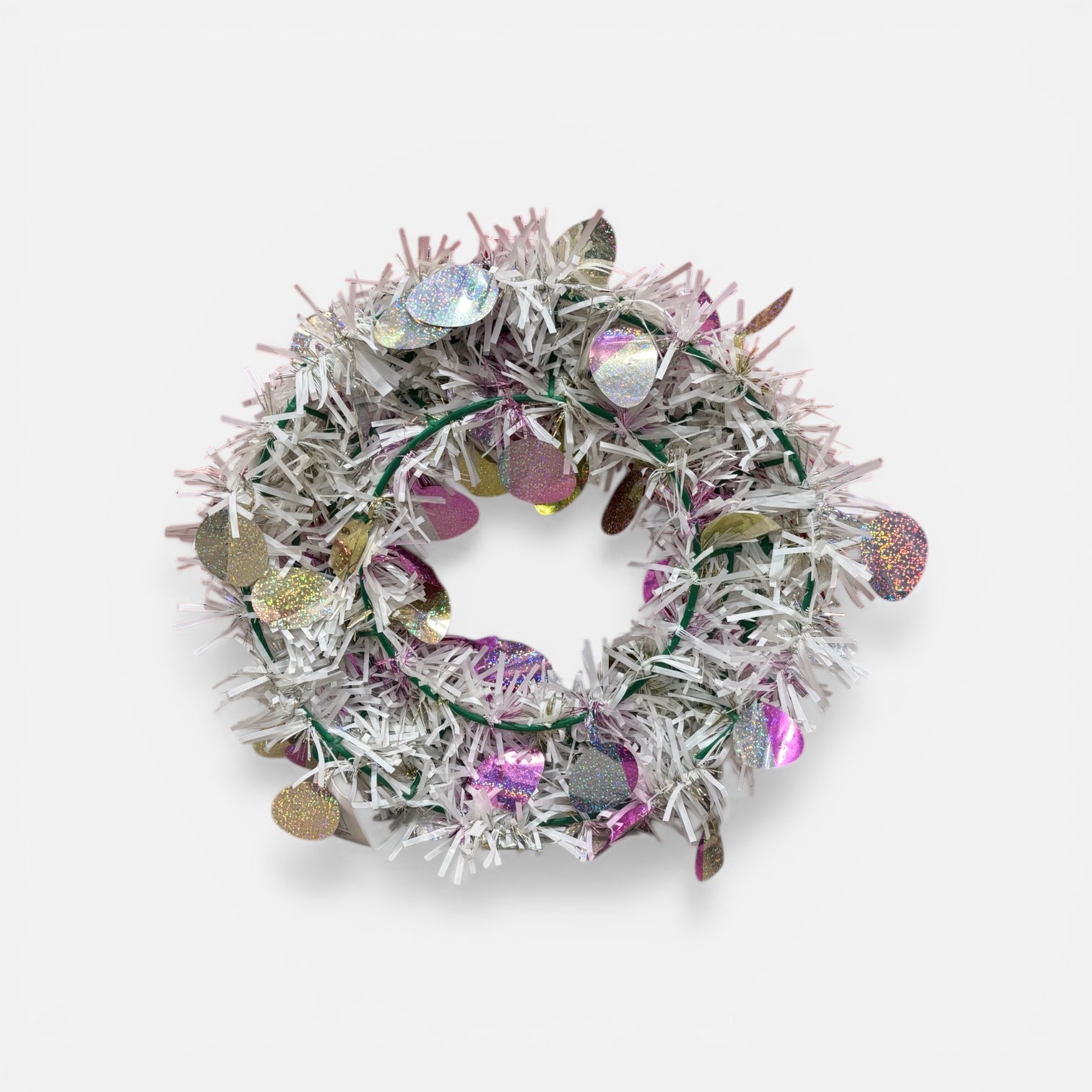 Easter Decorative Tinsel Wreath 18"D