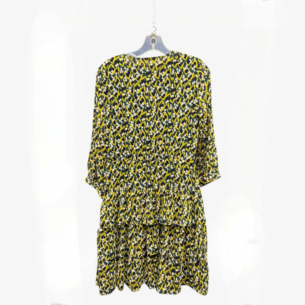 Banana Republic Chiffon Long Sleeve Floral Dress Size 4