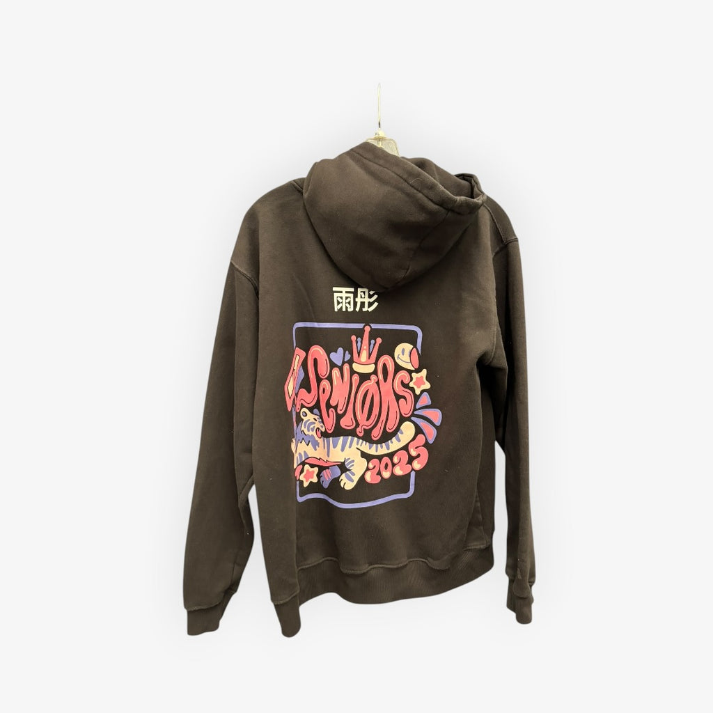 Women's Black Graphic Hoodie Size: L