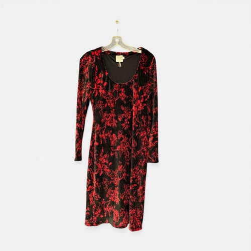 Anthropologie HD in Paris "Dierdre" Velvet Column Dress Size: S
