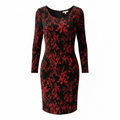 Anthropologie HD in Paris "Dierdre" Velvet Column Dress Size: S