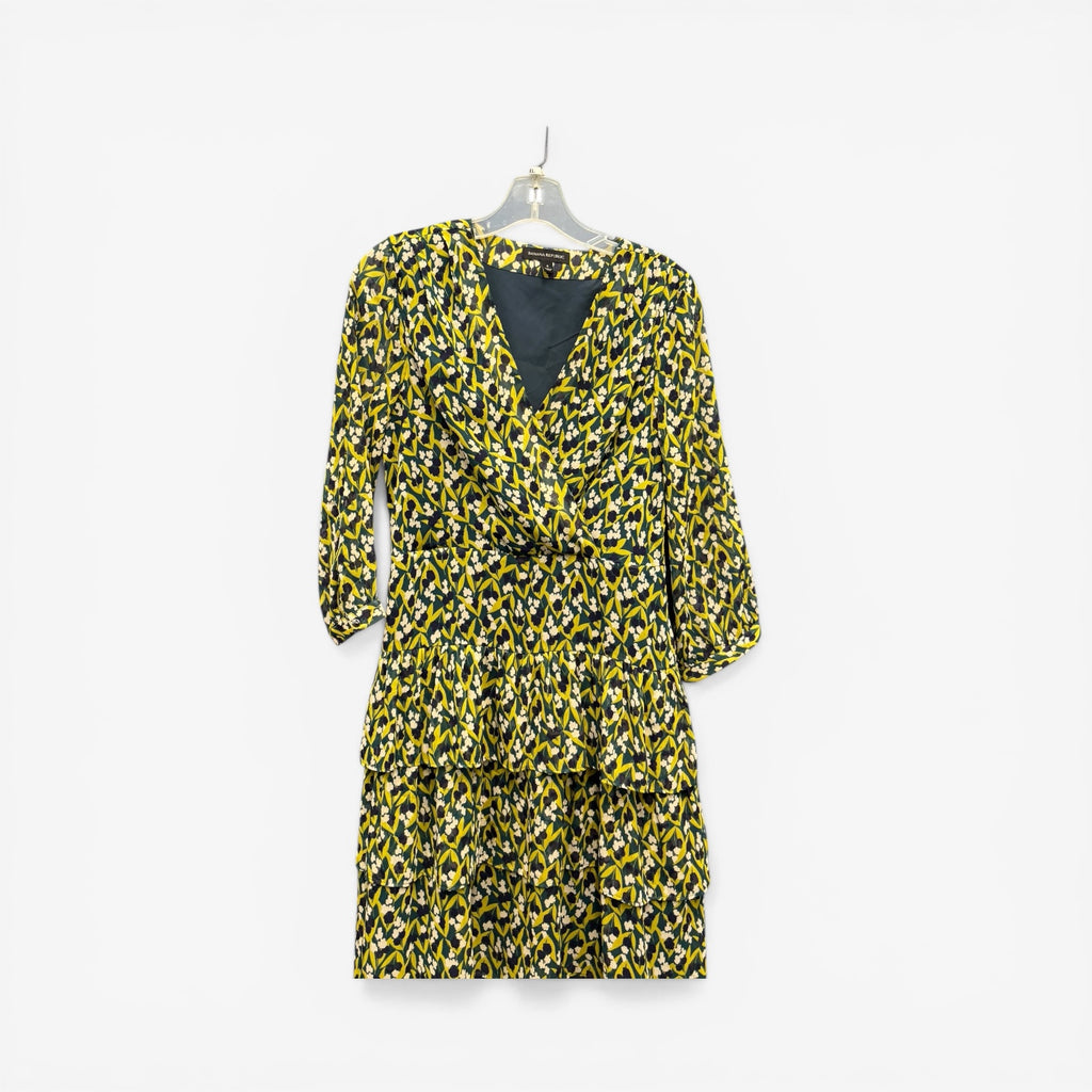 Banana Republic Chiffon Long Sleeve Floral Dress Size 4