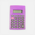 Purple 8-digit Pocket Calculator