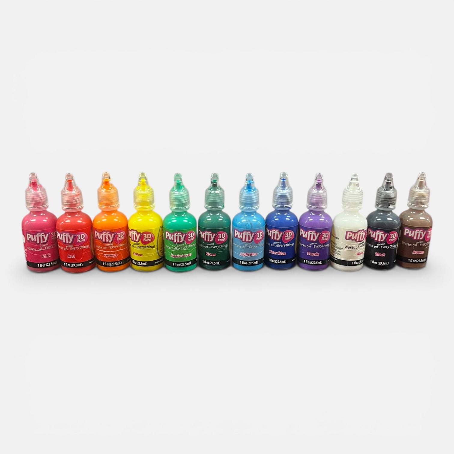 Puffy 3D Paint 12-Color Set