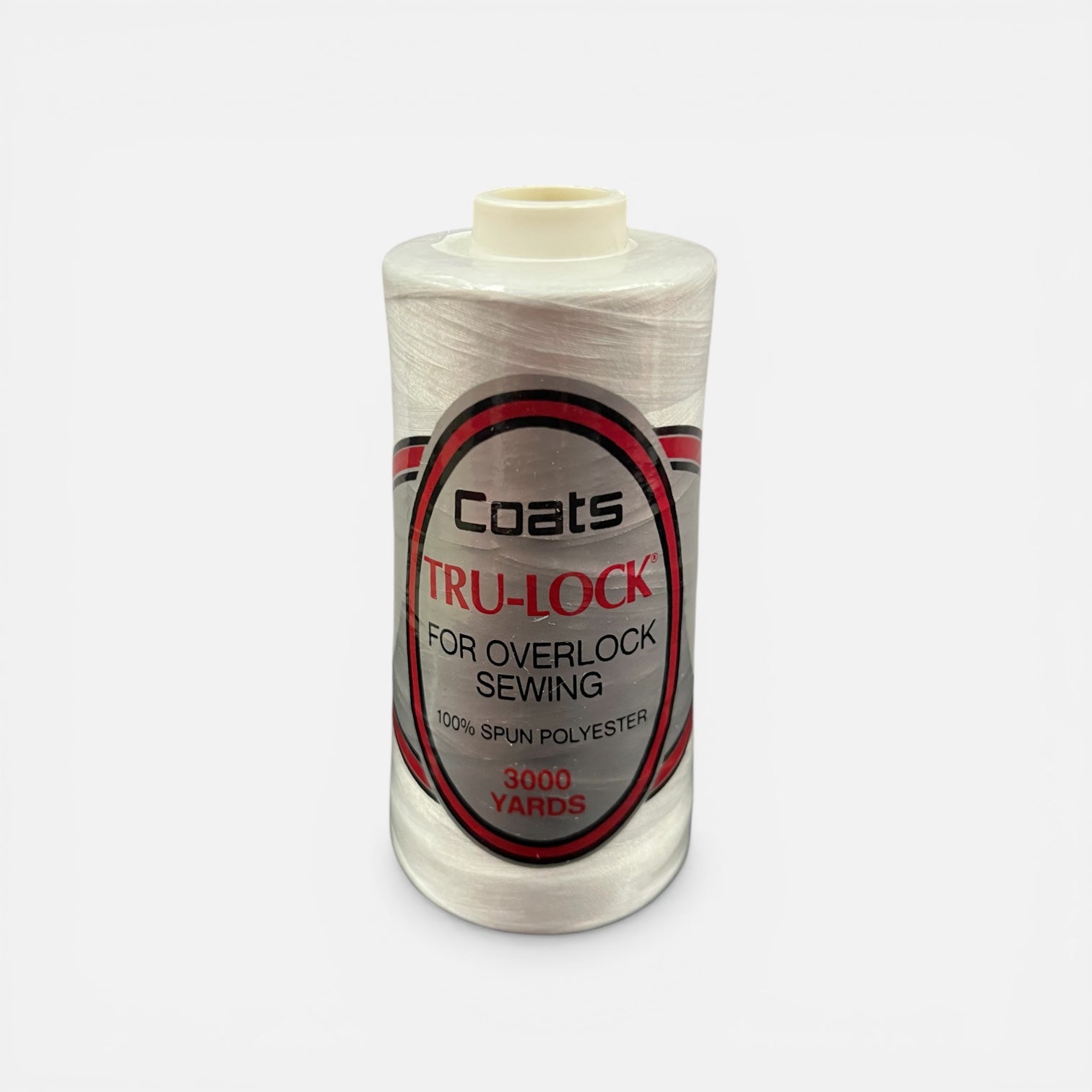 Spool of Coats Tru-Lock Sewing Thread 3000 yards 100% Spun Polyester