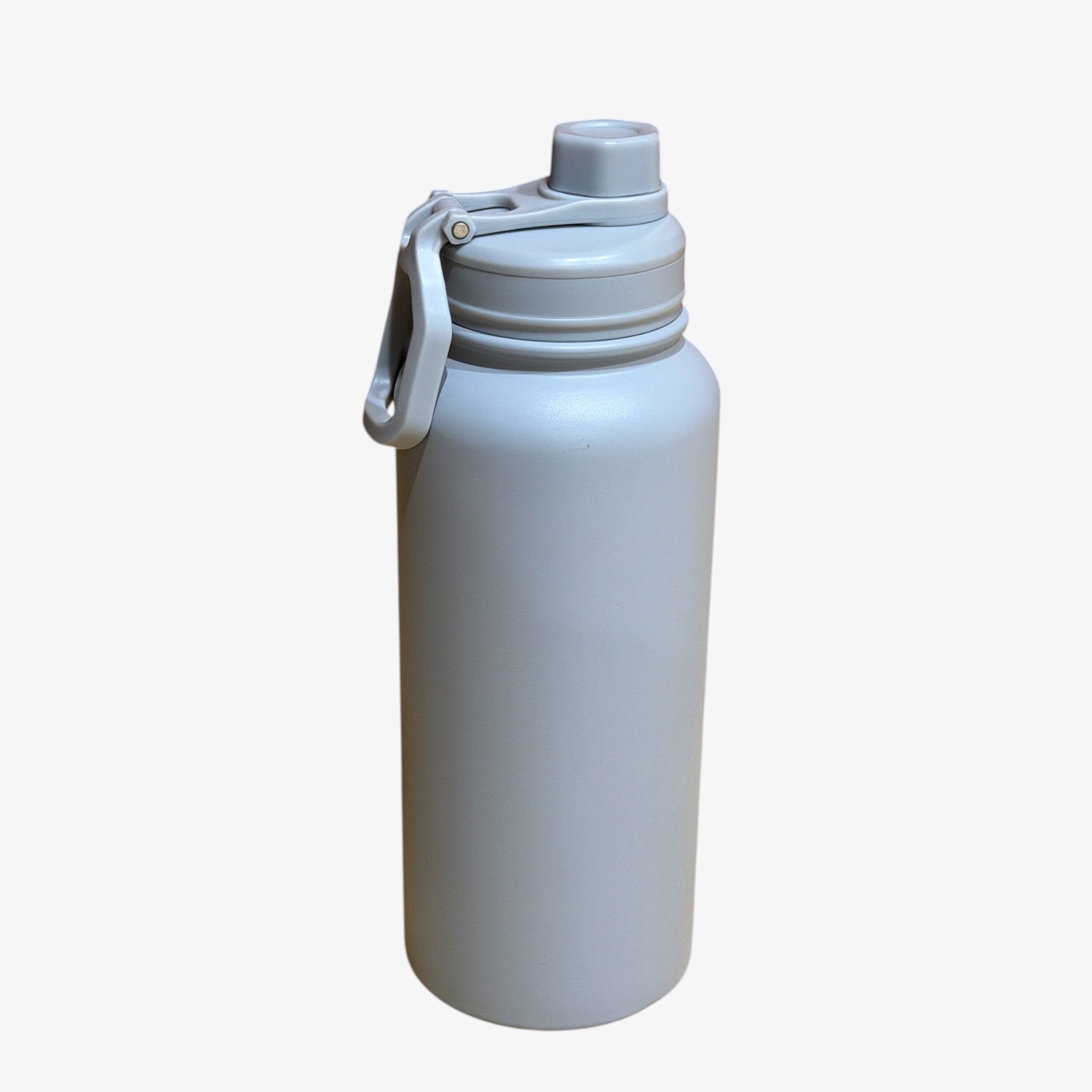 HydroSteel Sport Insulated Stainless Steel Water Bottle with Chug Lid 32oz Silver