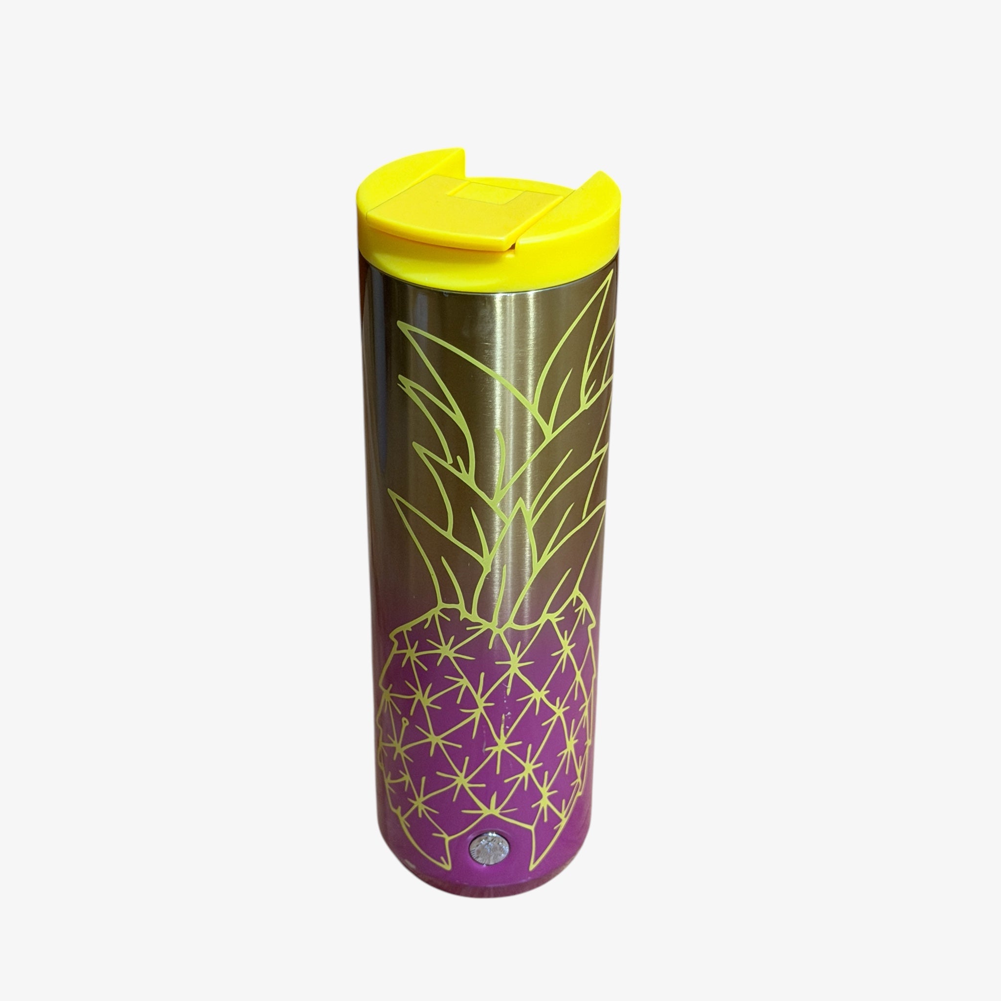 Starbucks Hawaii Pineapple Vacuum Insulated Tumbler 16oz Pink Gold
