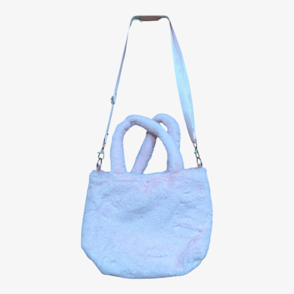 Sanrio My Melody Faux Fur Plush Tote Bag & Crossbody