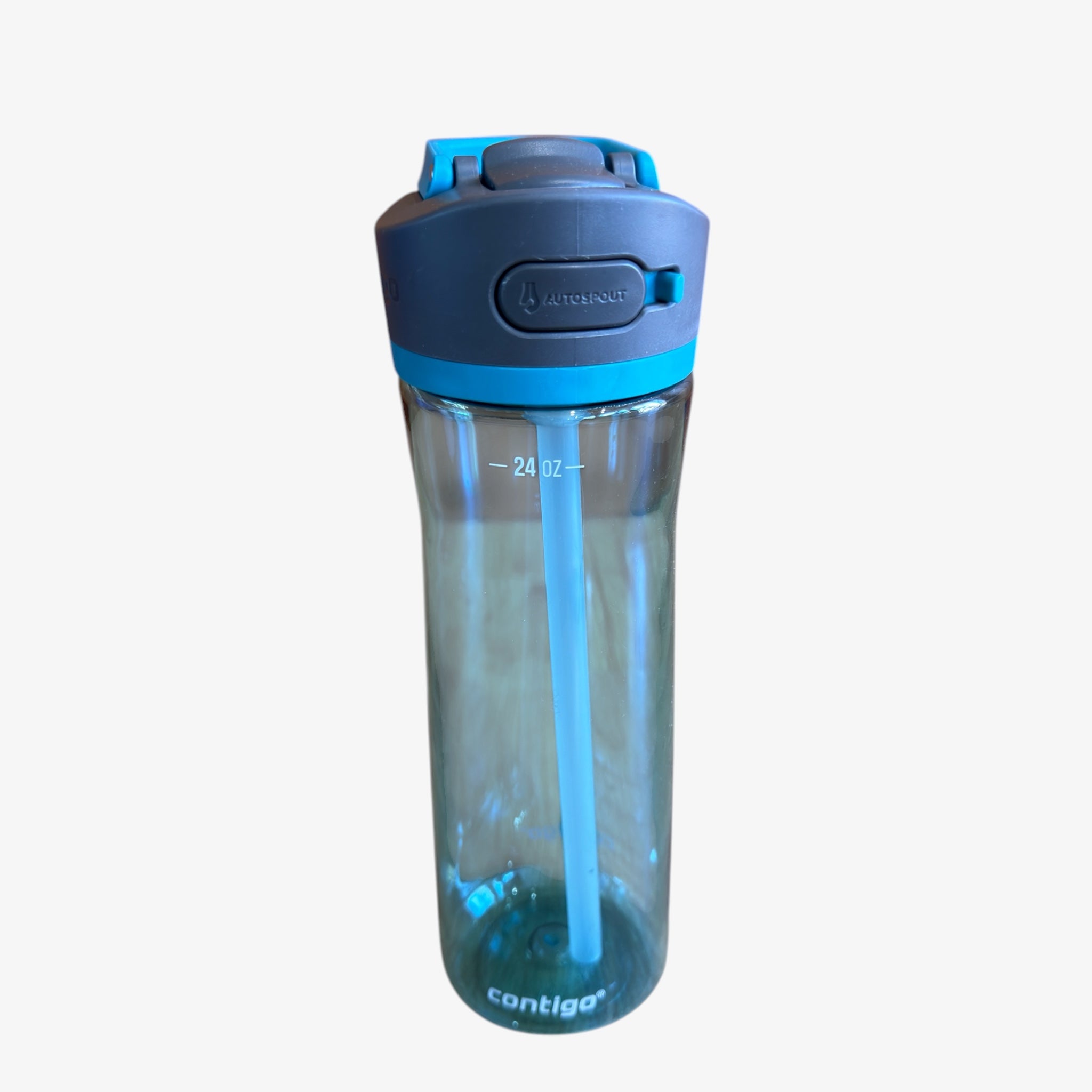 Contigo Ashland 2.0 Water Bottle with an AUTOSPOUT Lid and Straw 24oz Juniper