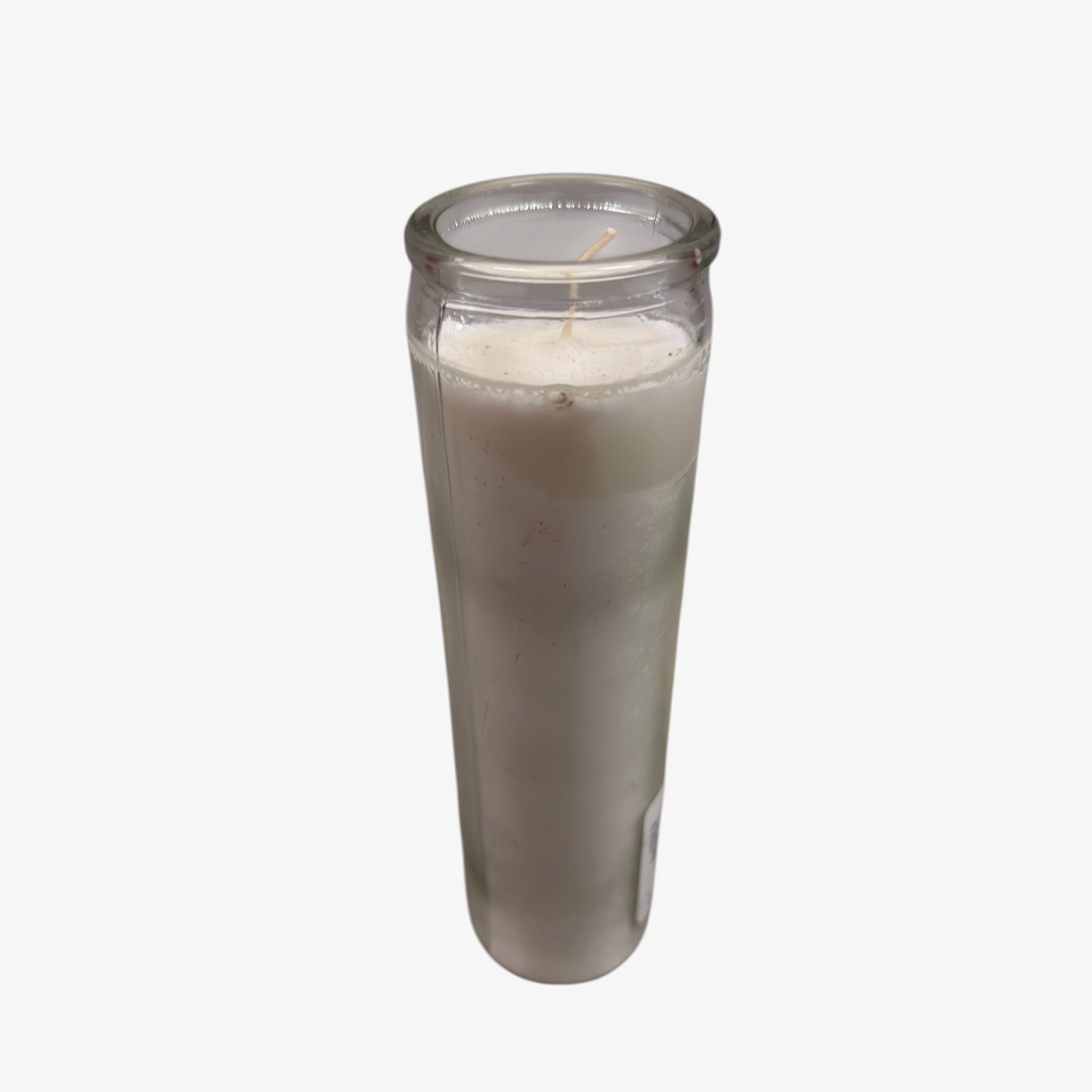 Lumex Prayer Plain White Candle 7oz 2"D x 8"H