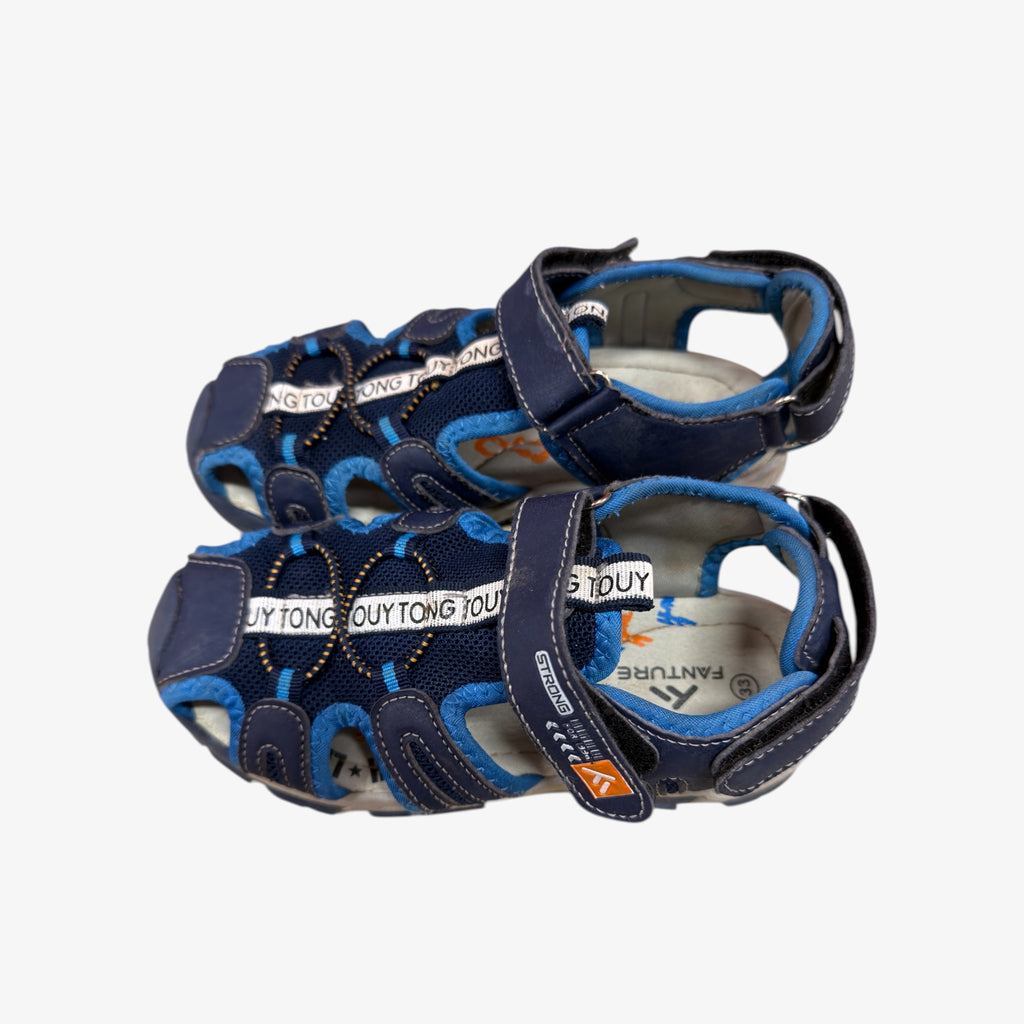 FANTURE Kids Athletic Sandals Closed Toe Lightweight Size: 1 (33)