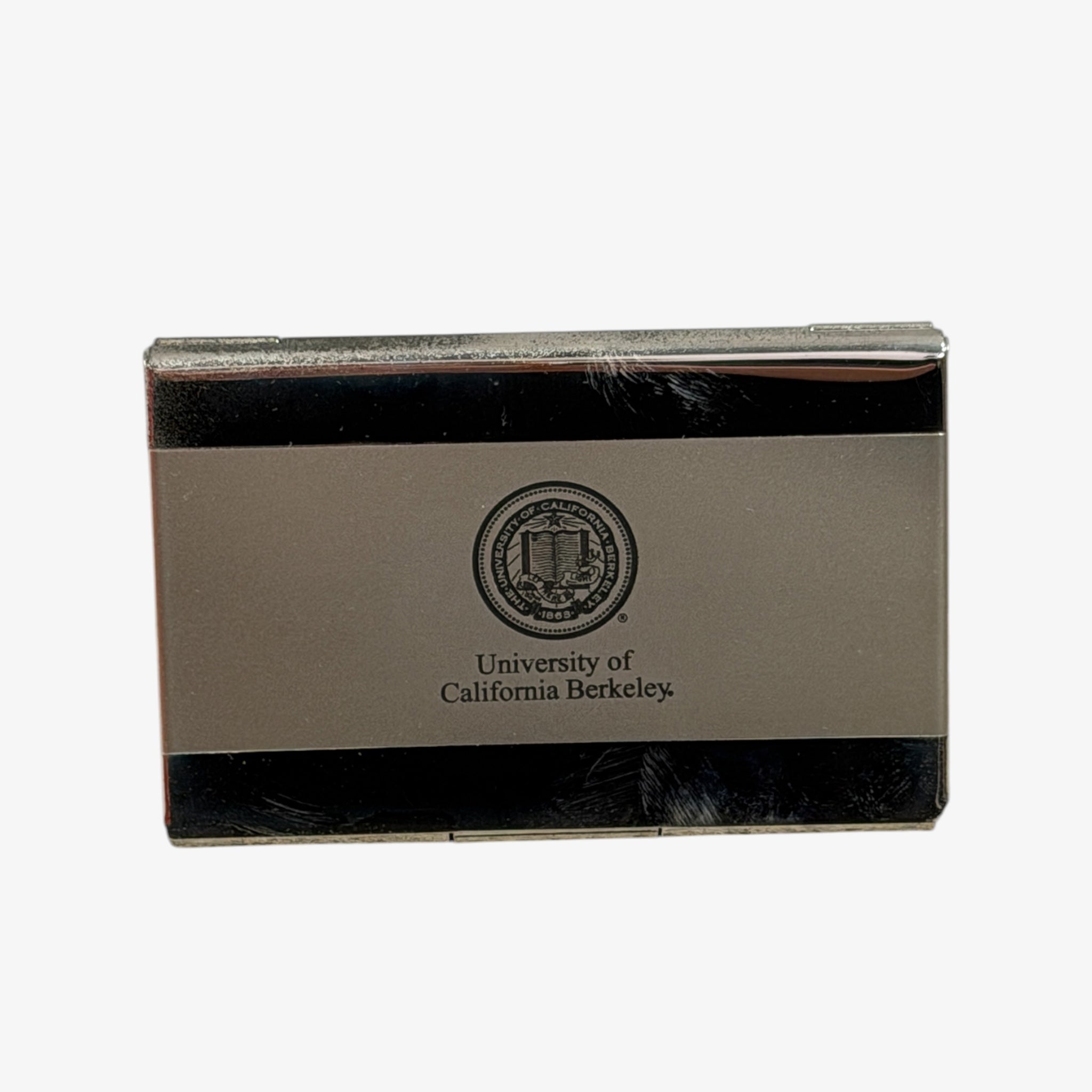 Official University of California, Berkeley Metallic Business Card Holder
