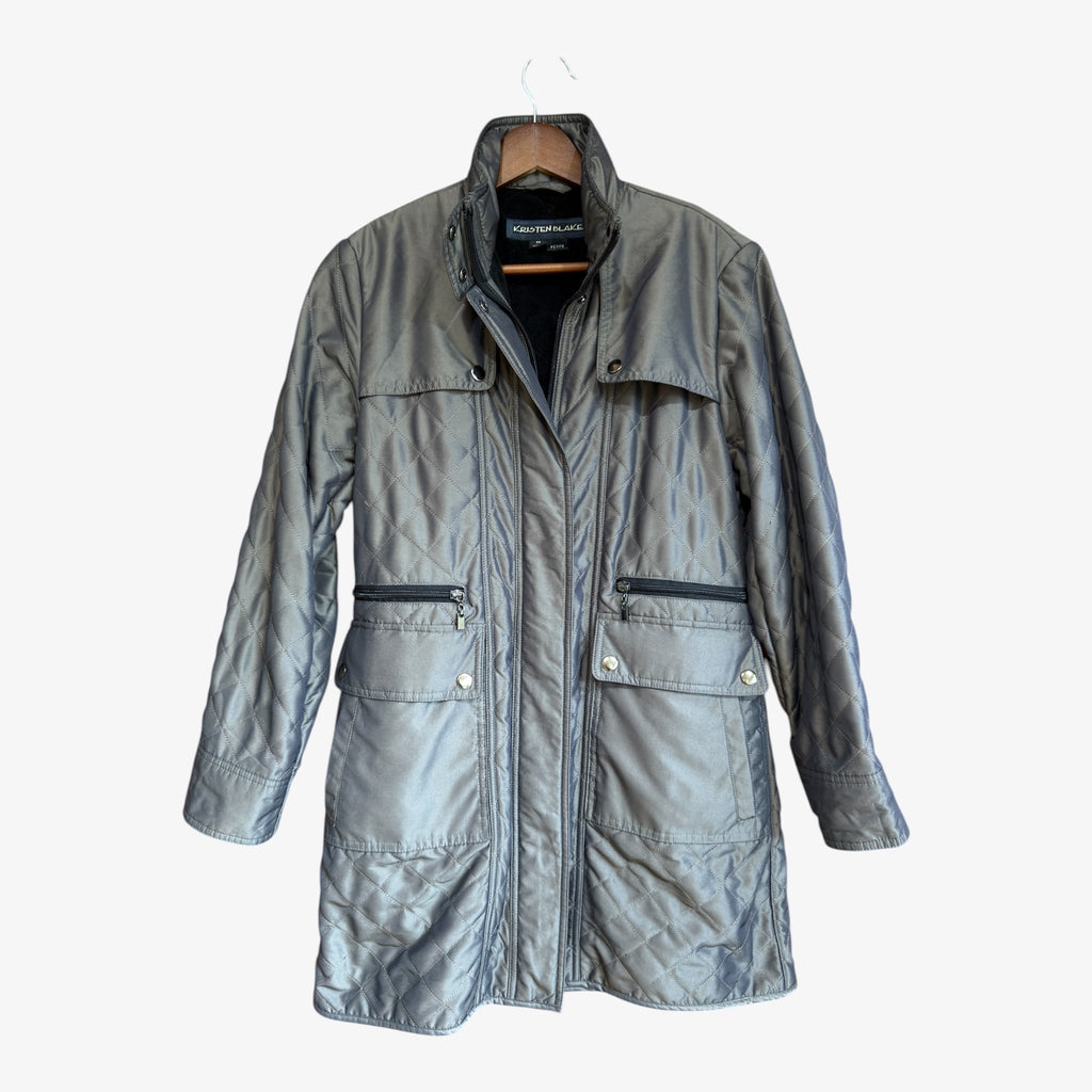 Kristen Blake Quilted Coat Size:PP