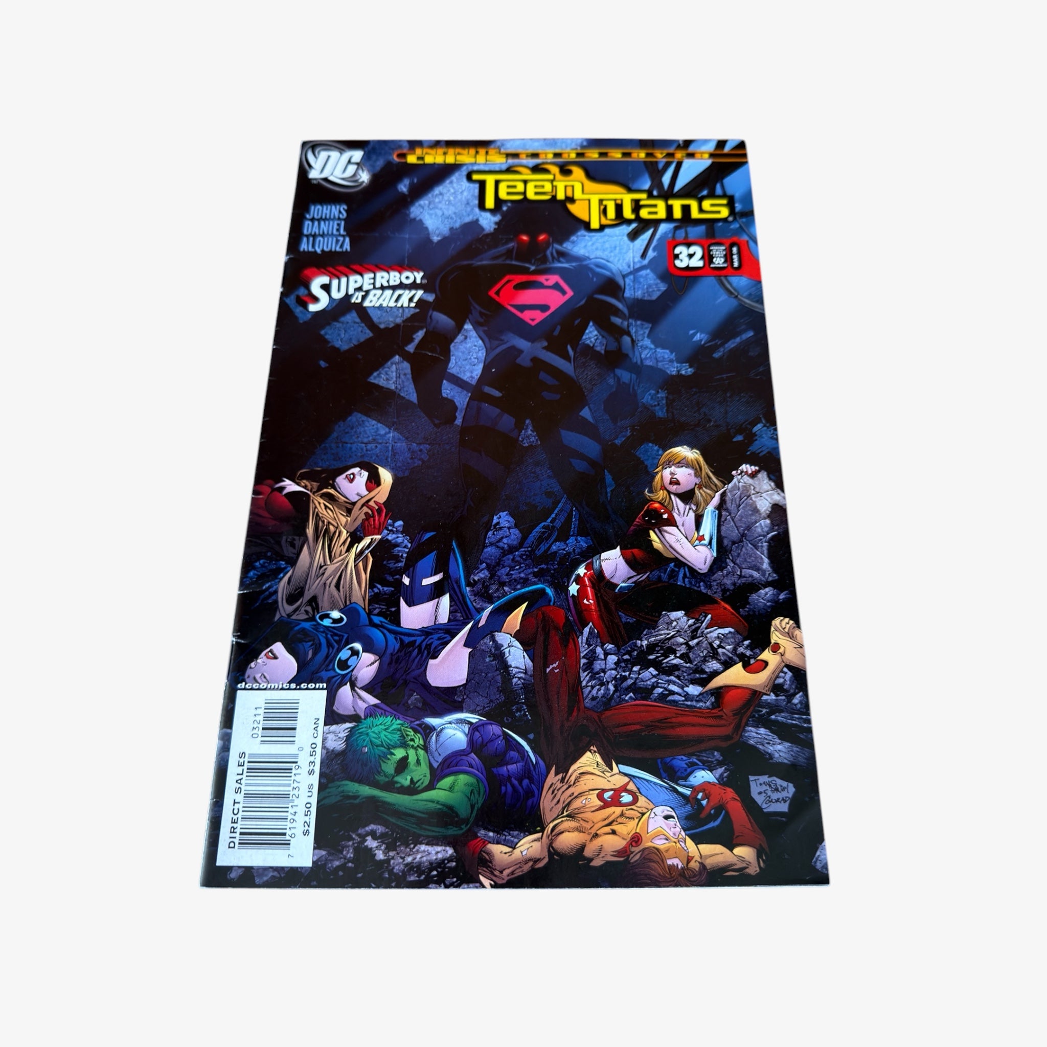 Teen Titans #32 "Superboy is Back!" Published by DC Comics in March 2006