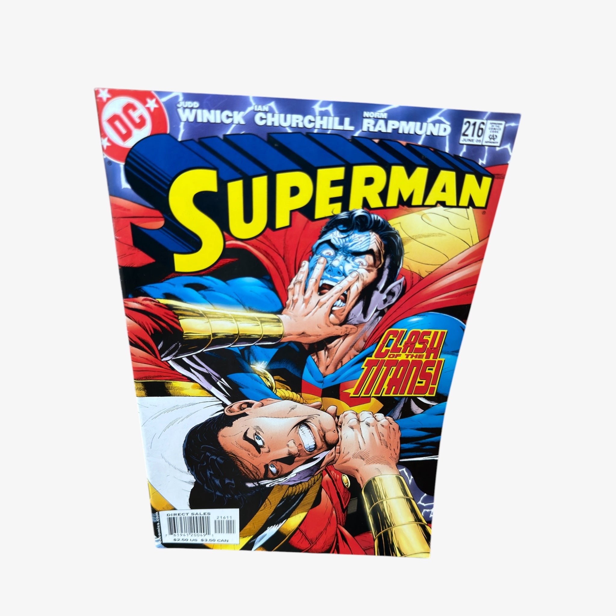 Superman (Volume 2) #216 "Lightning Strikes Twice, Part III of III" 2005