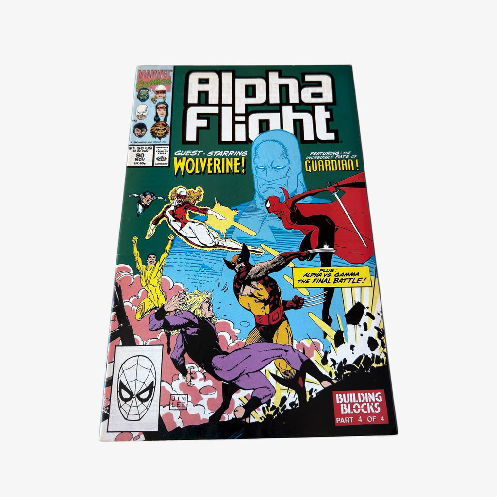 ALPHA FLIGHT #90 (1990) By Jim Lee Marvel Comics