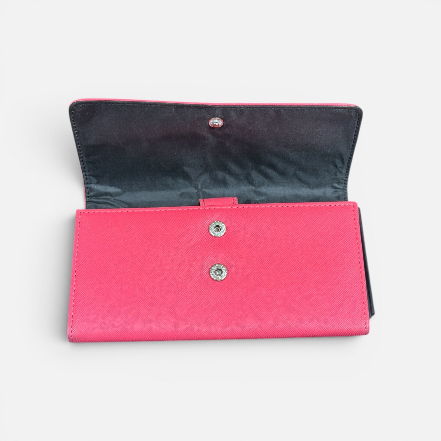 Safe Keeper Leather Trifold Wallet in Pink