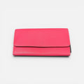 Safe Keeper Leather Trifold Wallet in Pink