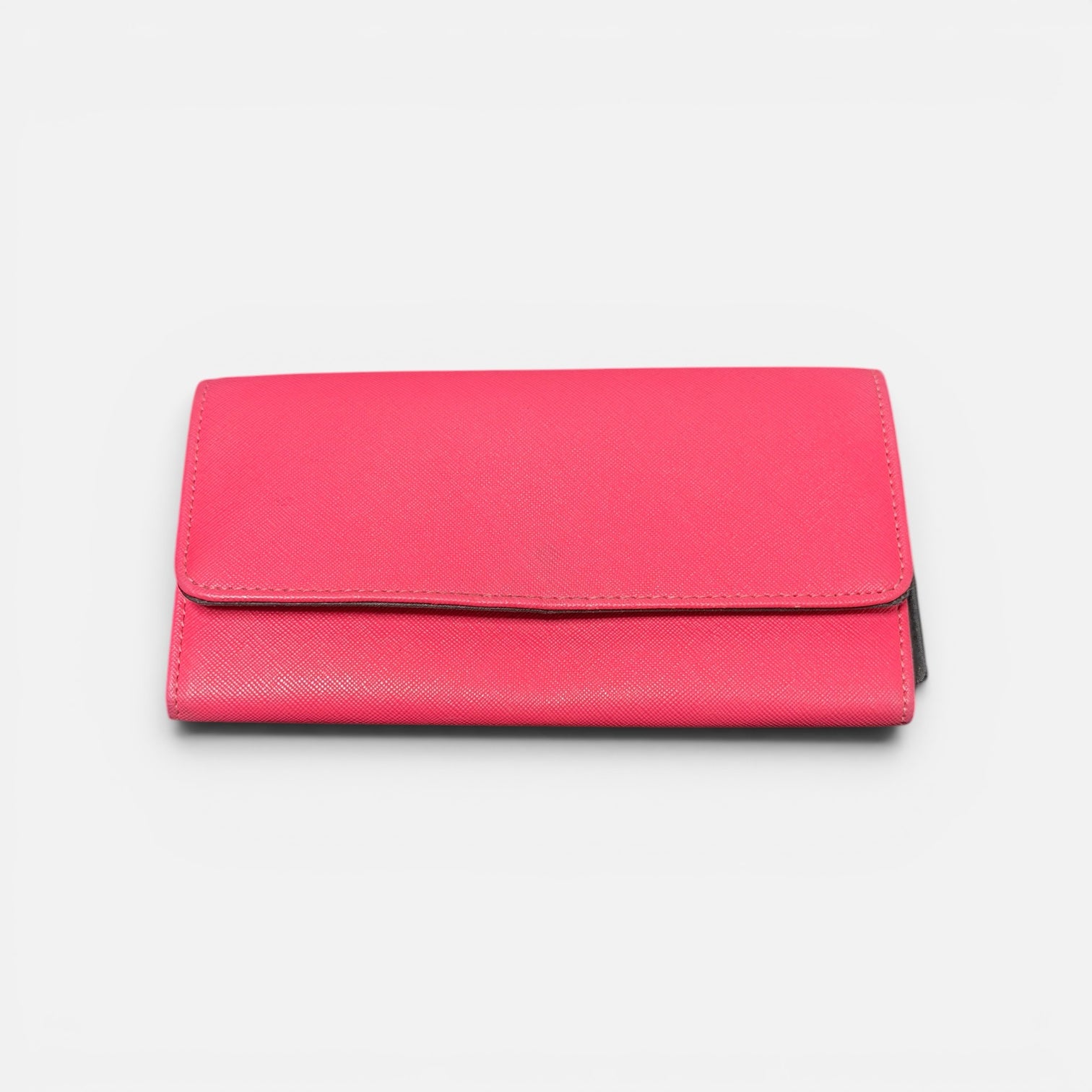 Safe Keeper Leather Trifold Wallet in Pink