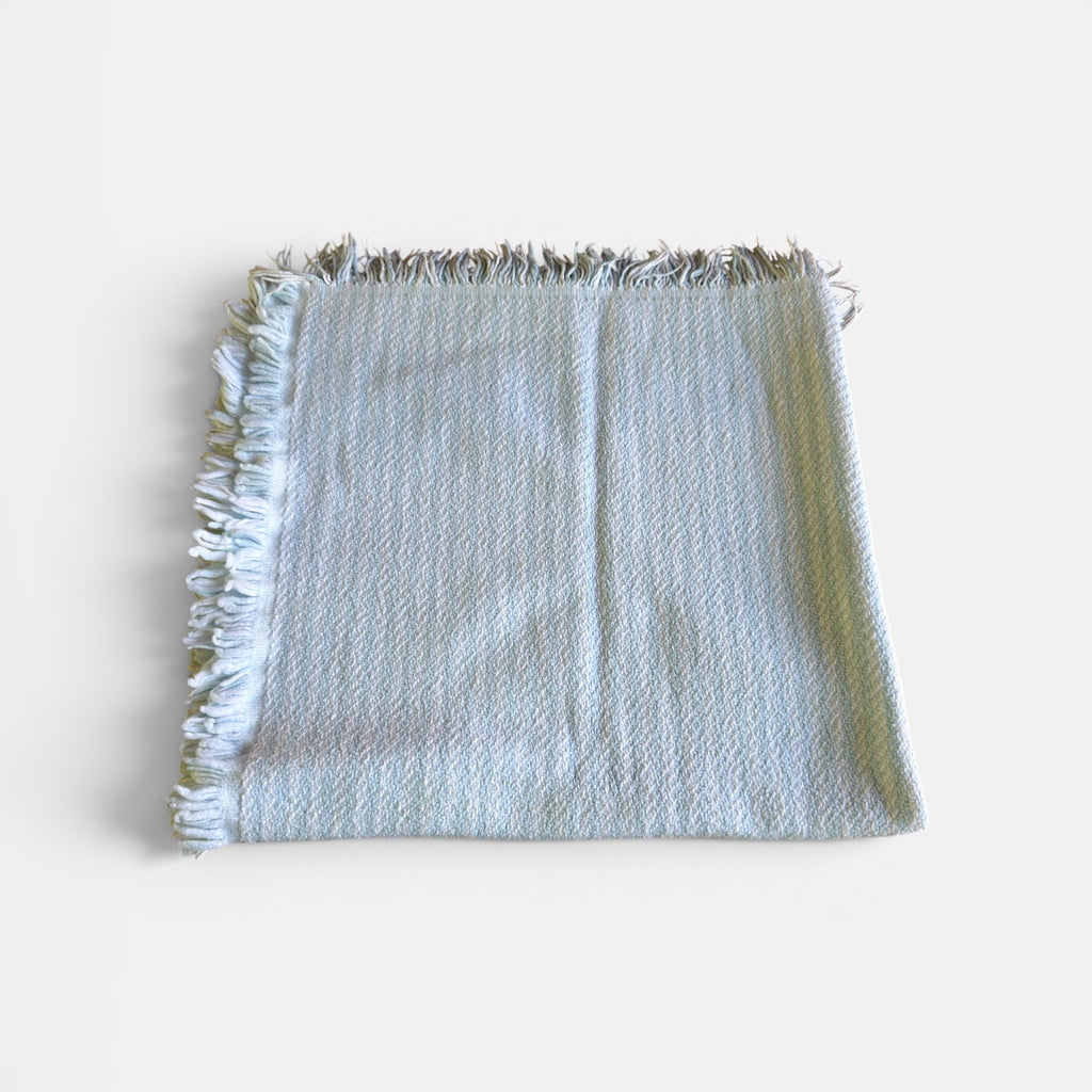 100% Brushed Cotton Throw 34" X 32"