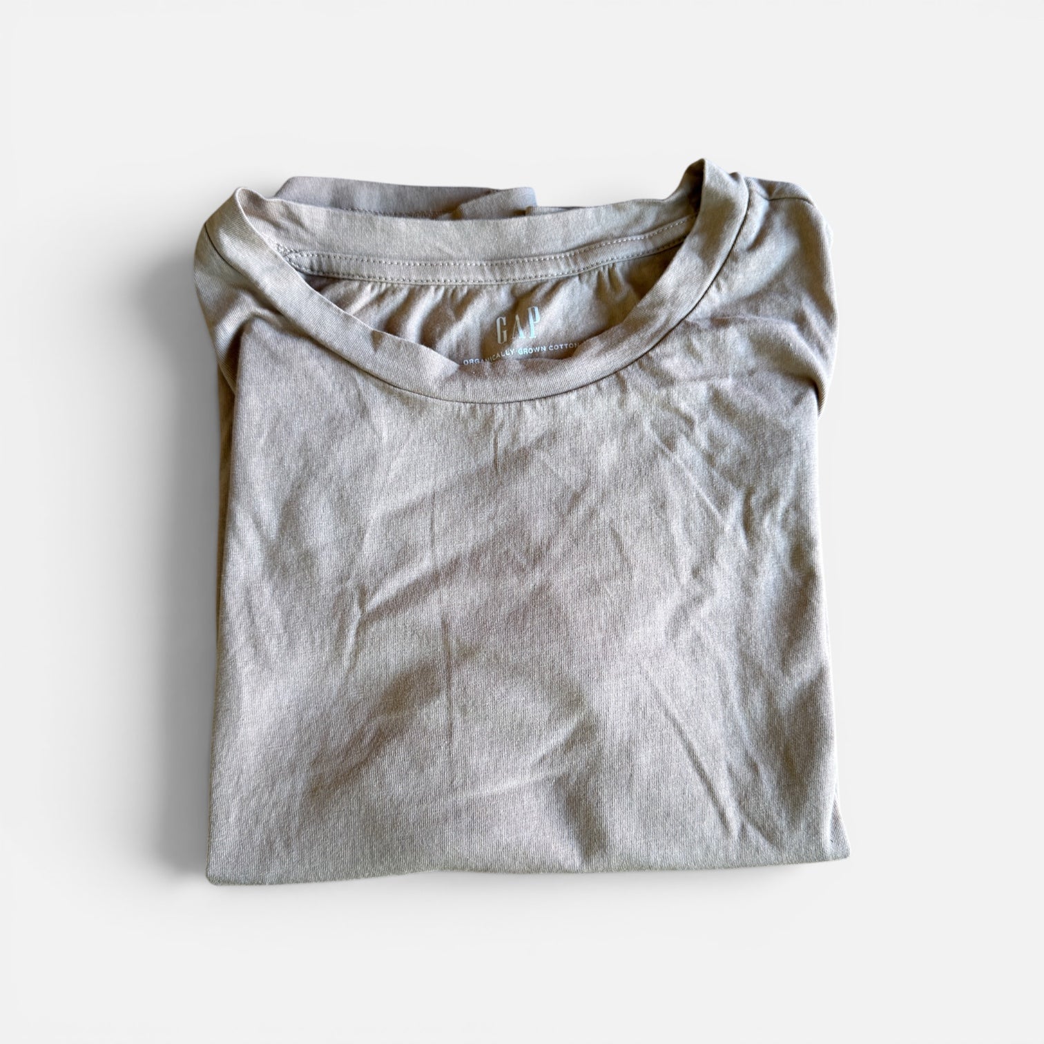 Gap Organic Cotton T-Shirt Brown Size:  S Petite