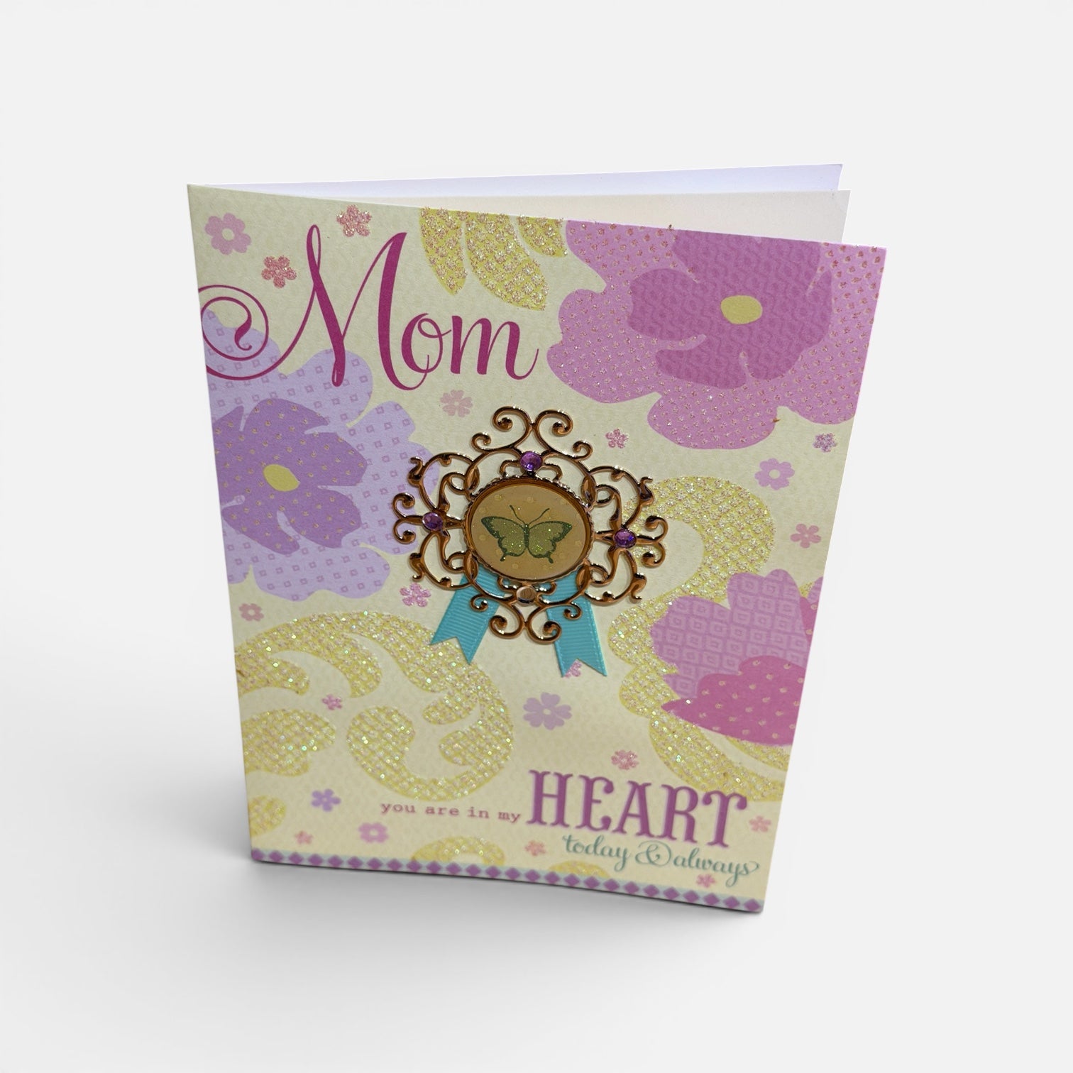 PAPYRUS Butterfly Charm Mother's Day Card