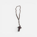 Handmade Wooden Rosary 14"L