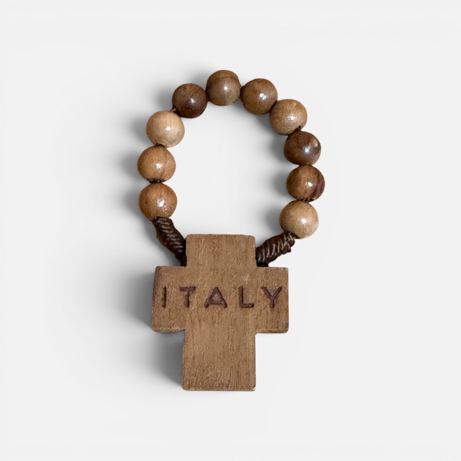 Handmade Olive Wood Finger Rosary