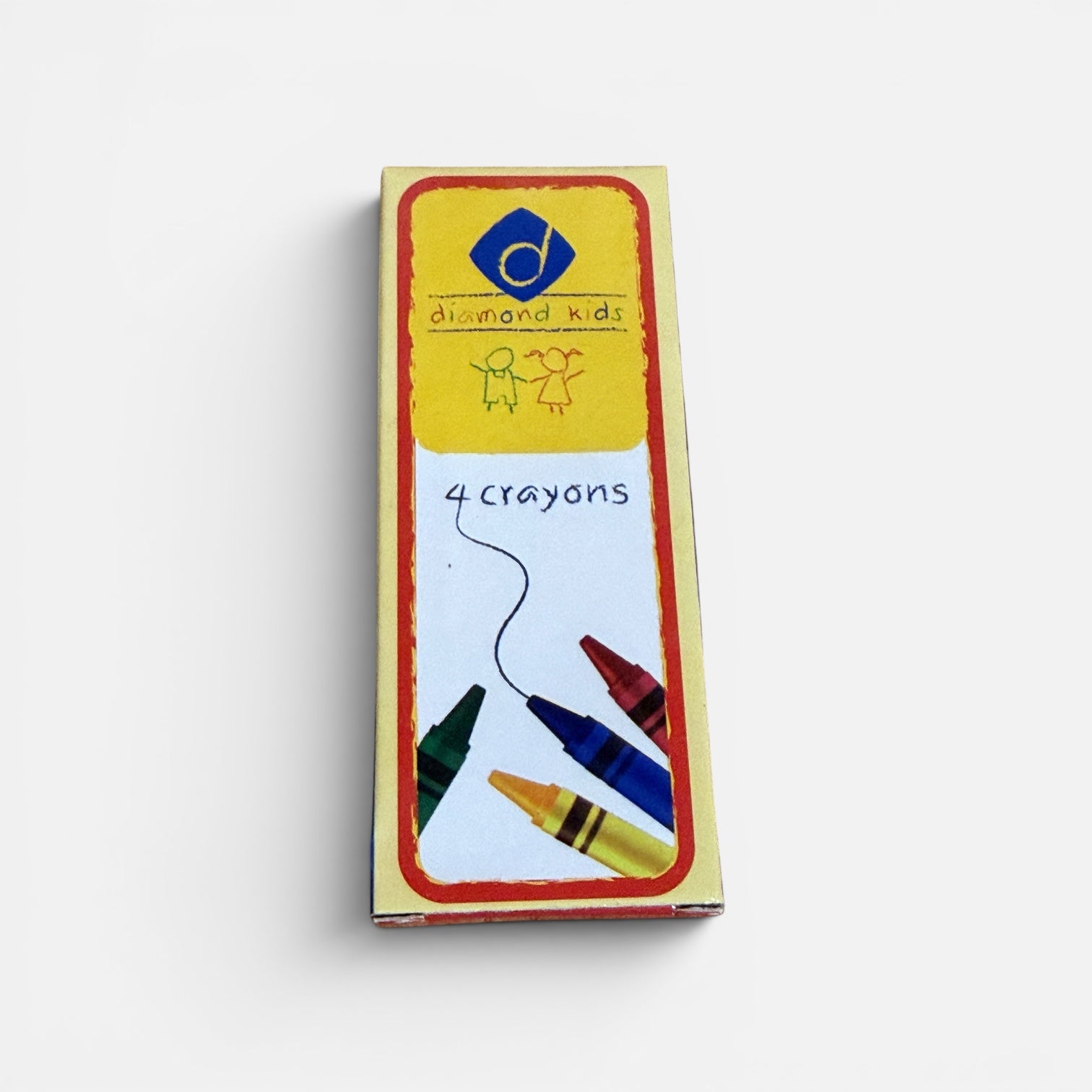 Diamond Kids 4 Color Crayons