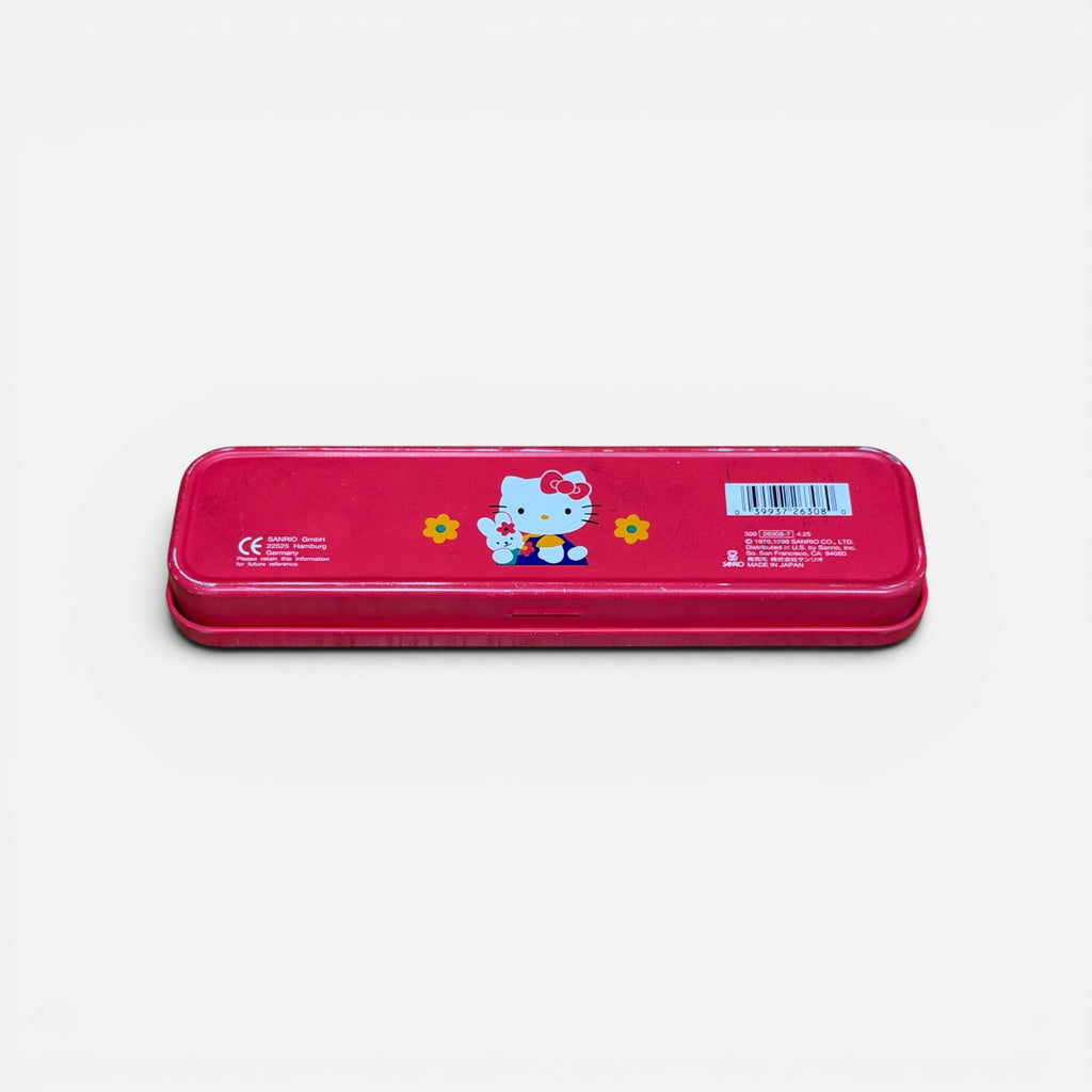 Vintage 1990s Sanrio Hello Kitty Metal Pencil Case