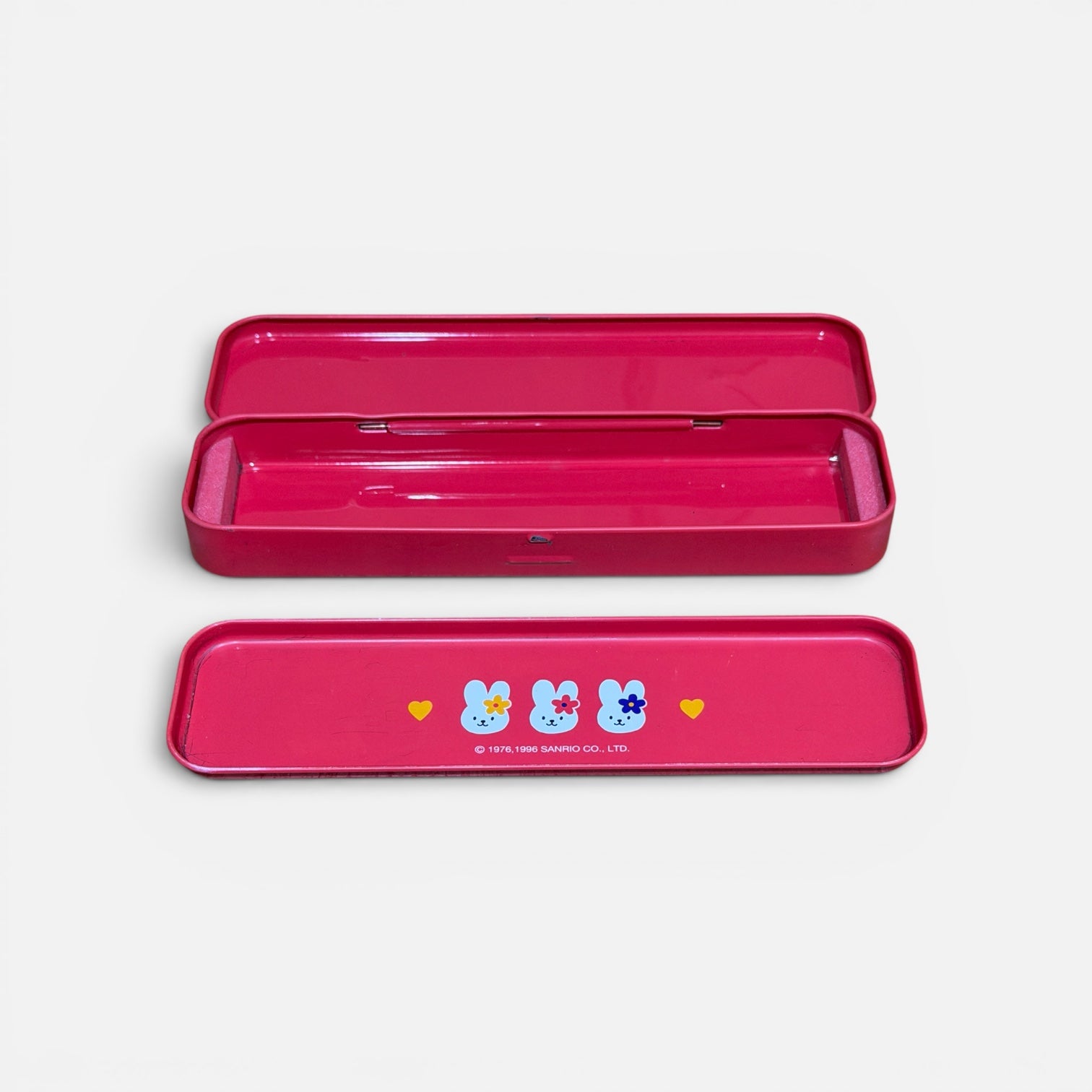 Vintage 1990s Sanrio Hello Kitty Metal Pencil Case