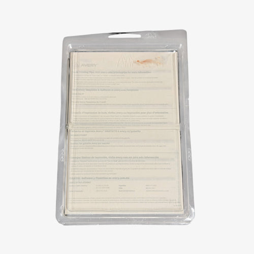 Avery 5201 White Permanent File Folder Labels with a Red Stripe