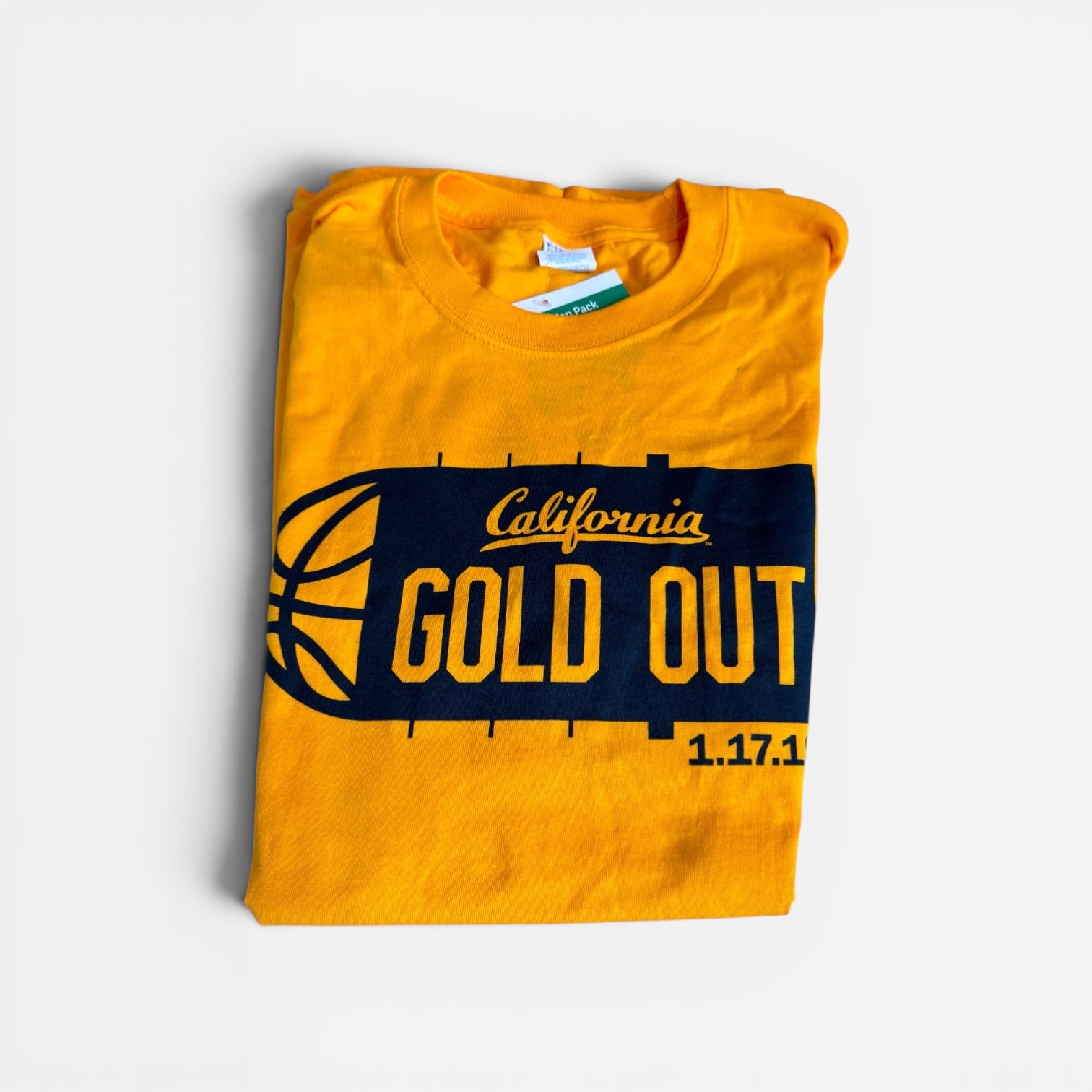 UC Berkeley CAL Basketball California Golden Bear ‘Gold Out’ T-shirt Size: XL