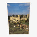 Professional Glass Framed Poster Wall Art: Warwick Castle in Warwickshire, England 20" x 30"