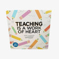 Workman Publishing "Teaching Is a Work of Heart 2026" Wall Calendar by Christine Lee 12" x 12"