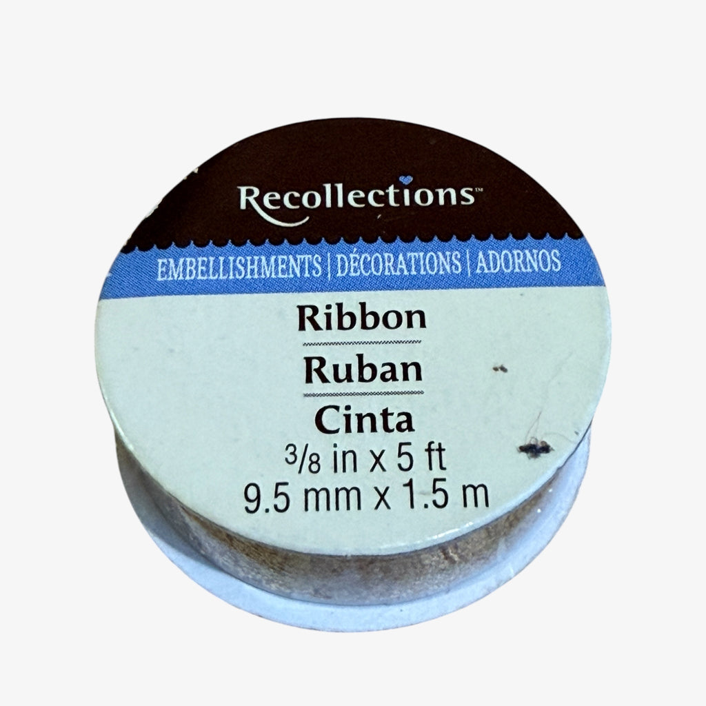 Recollections Glitter Ribbon Roll 3/8" x 5'