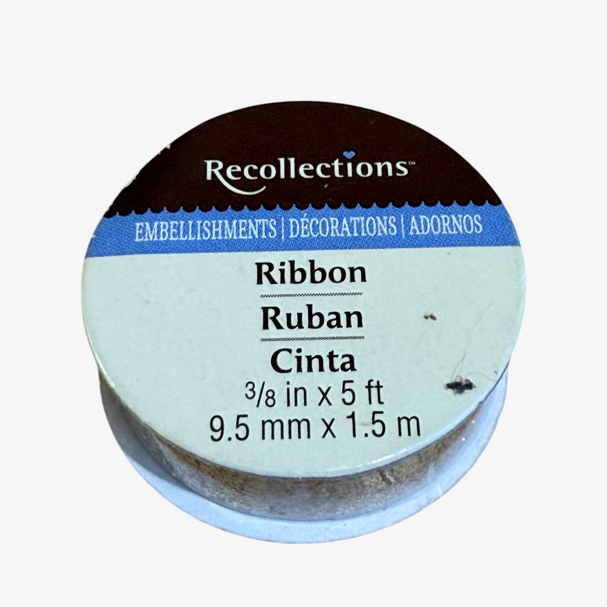 Recollections Glitter Ribbon Roll 3/8" x 5'