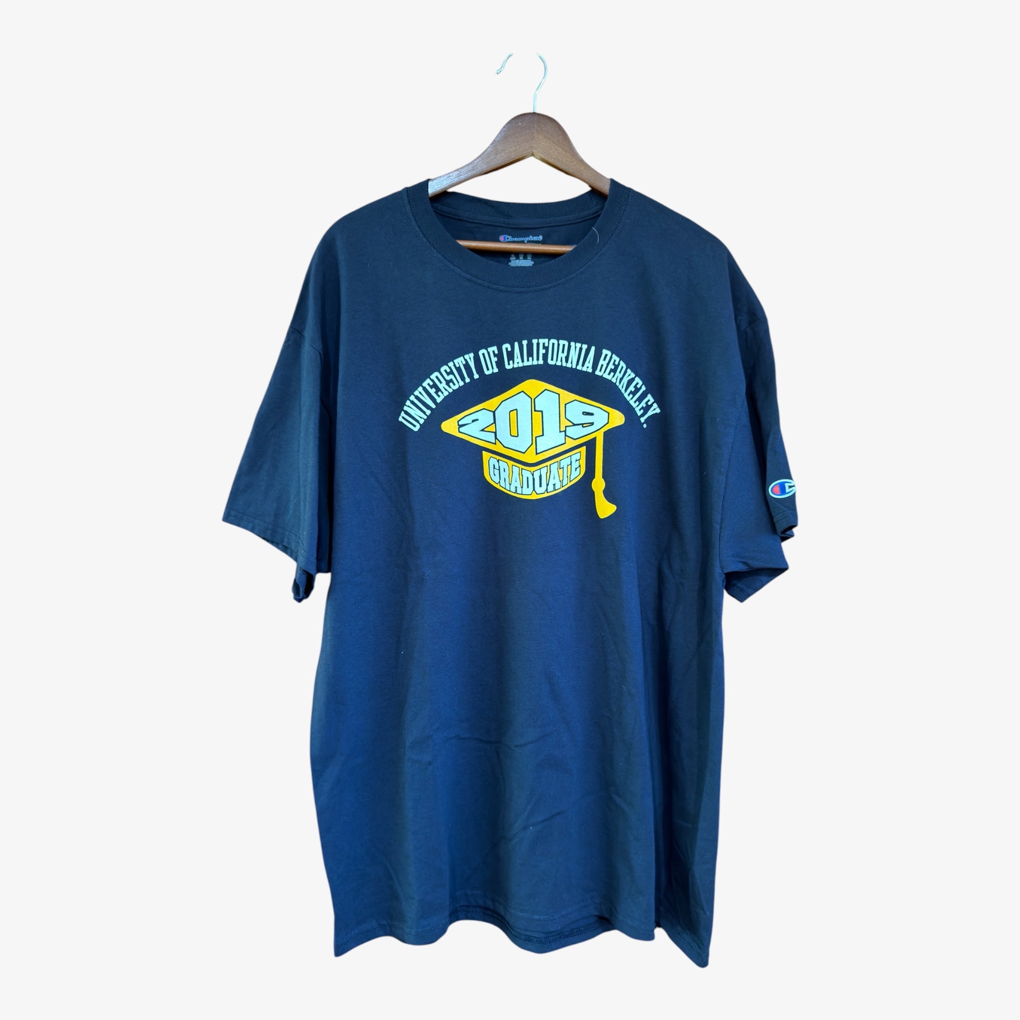 Champion University of California Berkeley 2019 Graduate T-Shirt Blue