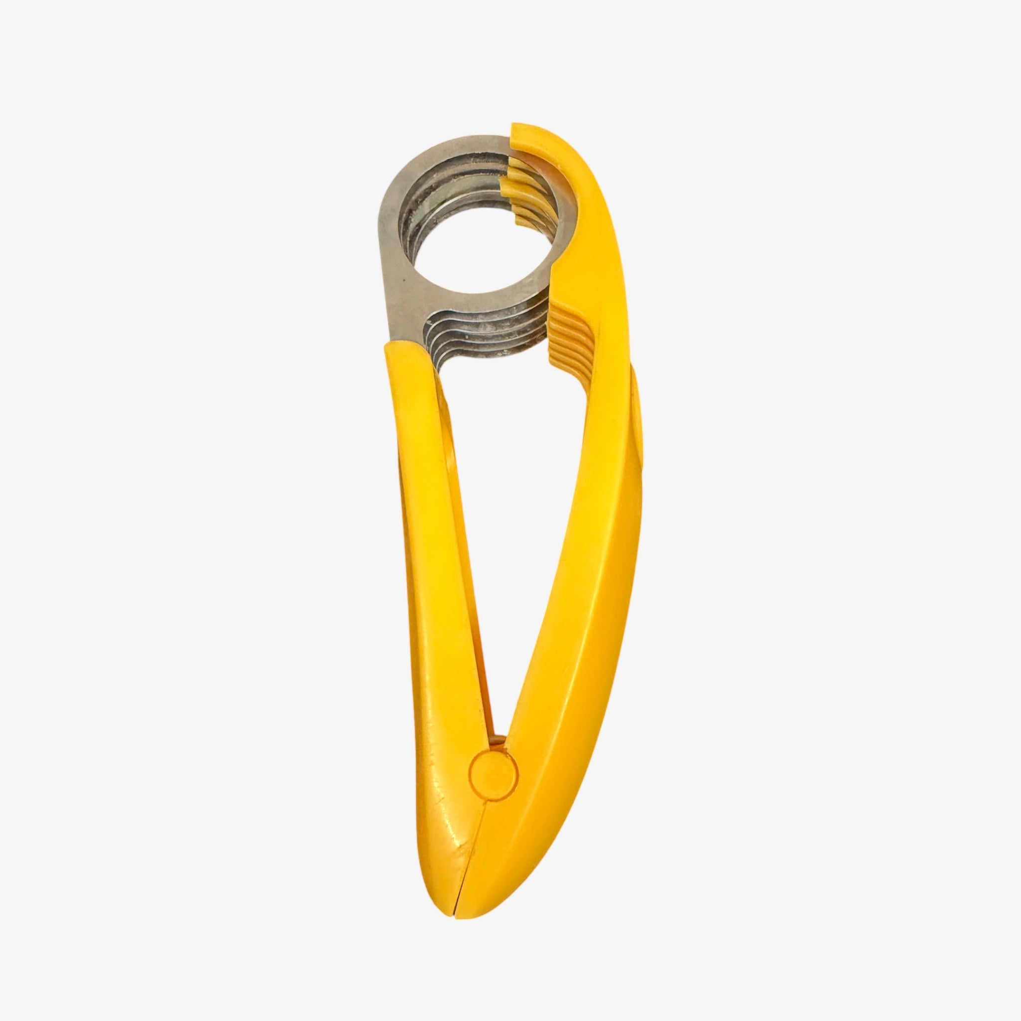 Stainless Steel Banana Slicer - Yellow