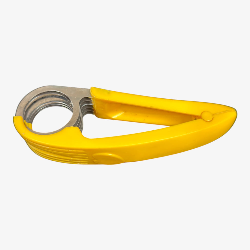 Stainless Steel Banana Slicer - Yellow